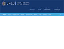 Tablet Screenshot of fkip.umsu.ac.id